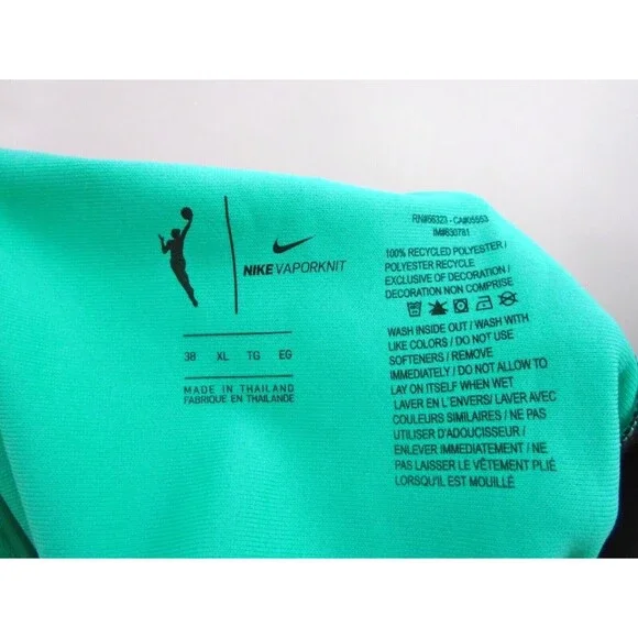 RARE Nike New York Liberty WNBA Team Issue Shorts Mint Green Women Size XL (38) - Picture 8 of 8